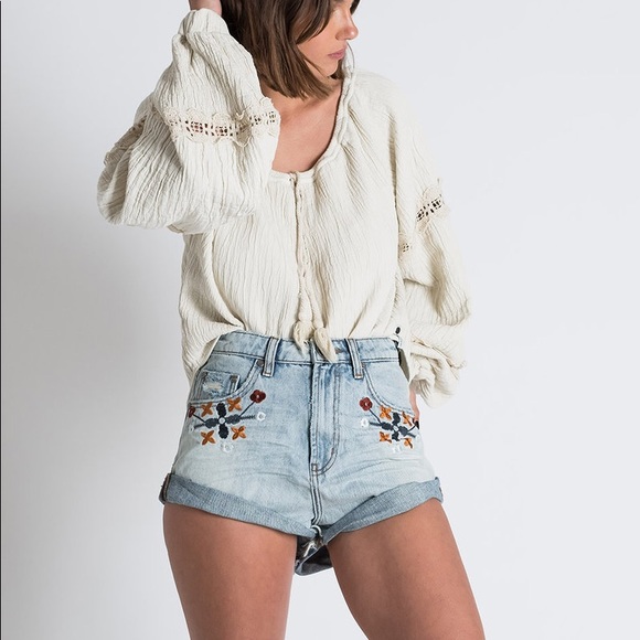 One Teaspoon Woodstock Embroidered HW Bandits
